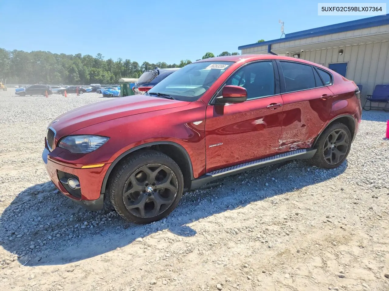 2011 BMW X6 xDrive35I VIN: 5UXFG2C59BLX07364 Lot: 56263286