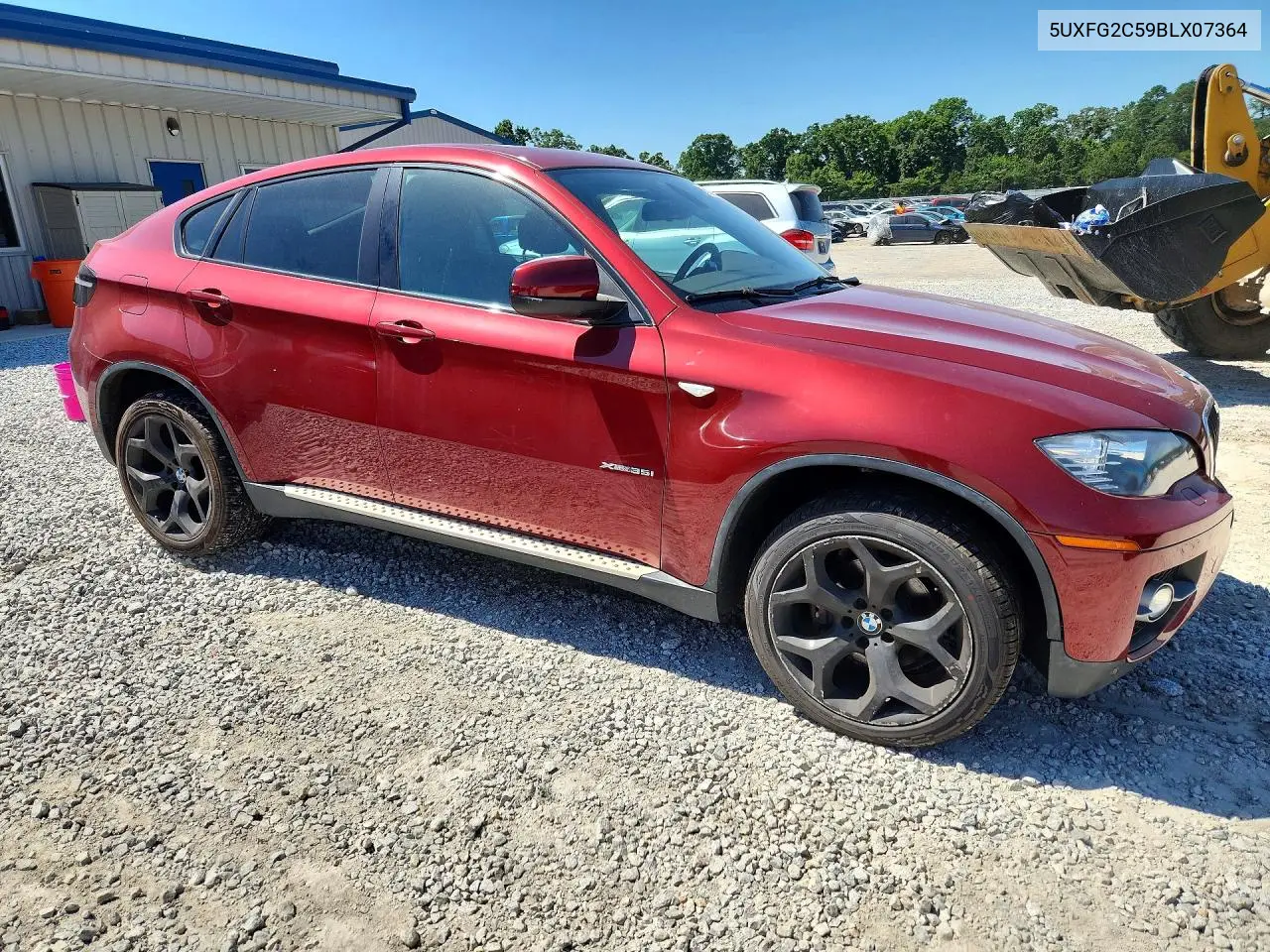2011 BMW X6 xDrive35I VIN: 5UXFG2C59BLX07364 Lot: 56263286