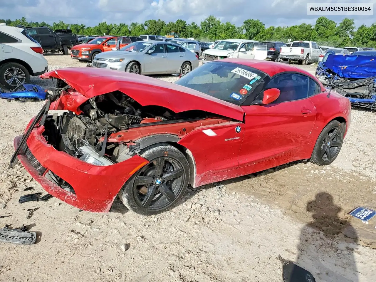 2011 BMW Z4 Sdrive30I VIN: WBALM5C51BE380054 Lot: 56748406