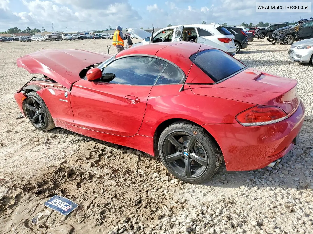 2011 BMW Z4 Sdrive30I VIN: WBALM5C51BE380054 Lot: 56748406