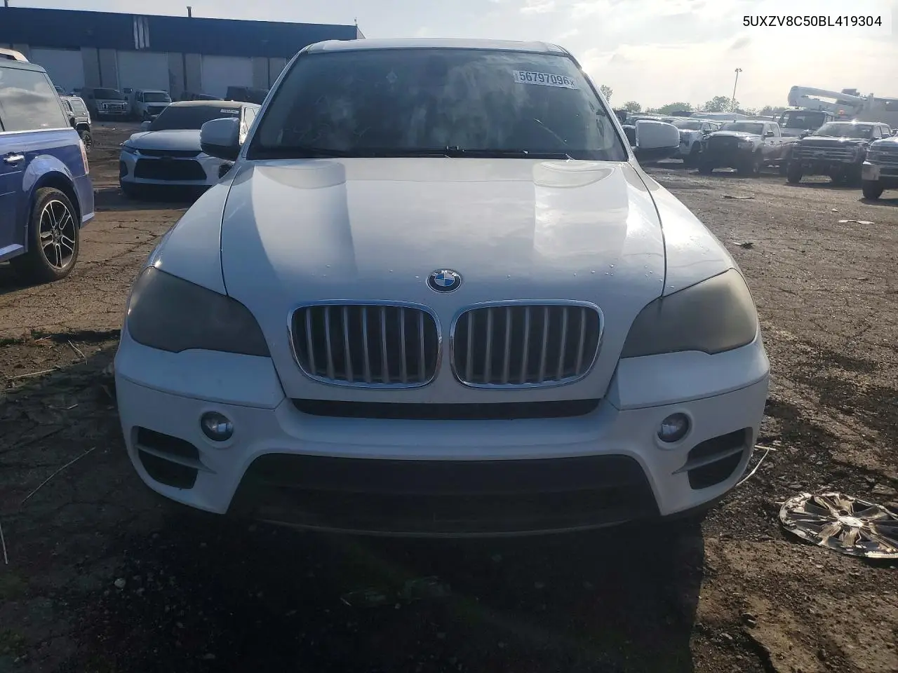 2011 BMW X5 xDrive50I VIN: 5UXZV8C50BL419304 Lot: 56797096