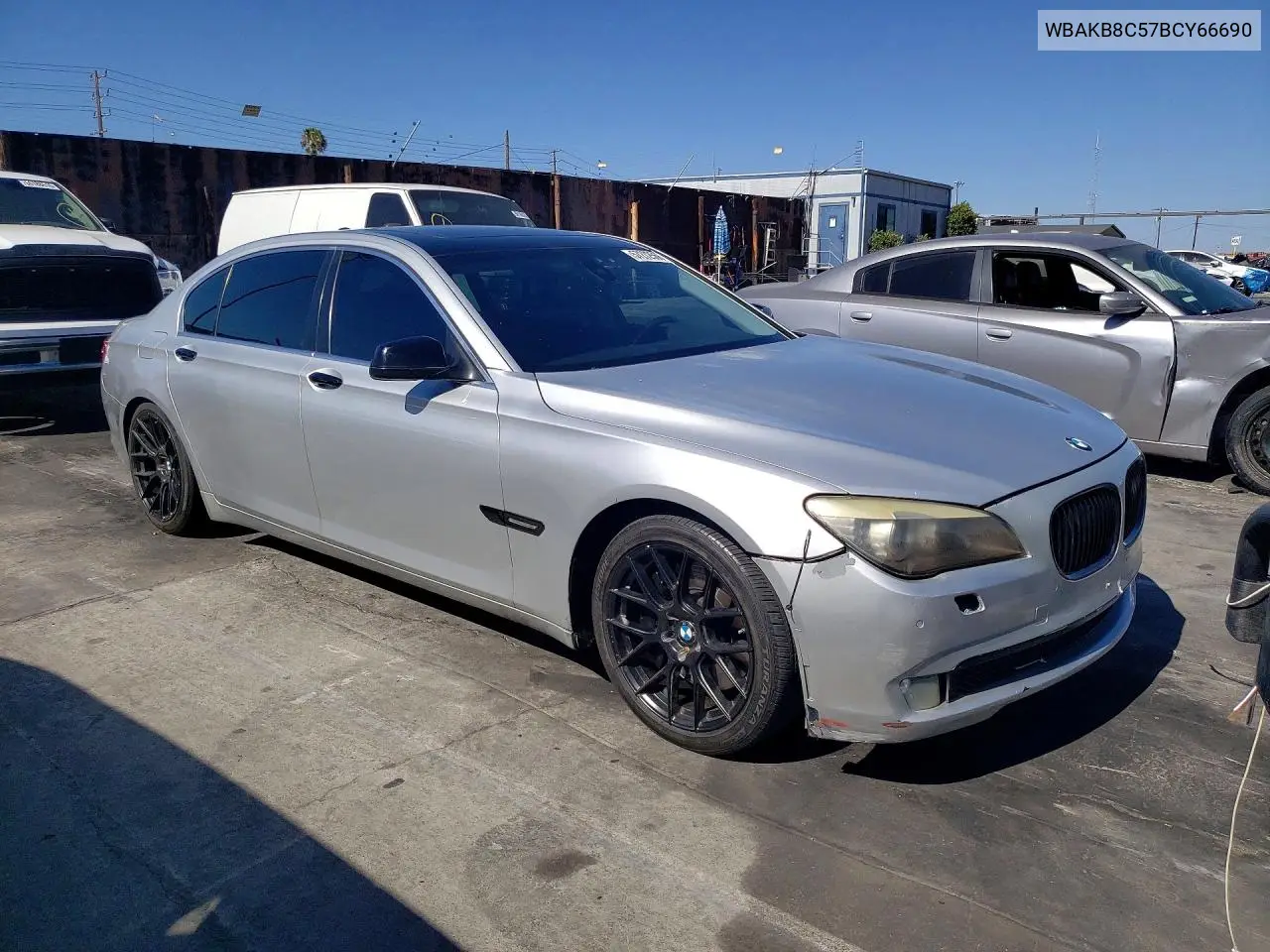 2011 BMW 750 Li VIN: WBAKB8C57BCY66690 Lot: 57272566