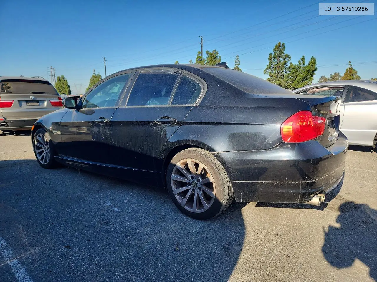 2011 BMW 328 VIN: WBAPH5G59BNN59443 Lot: 57519286
