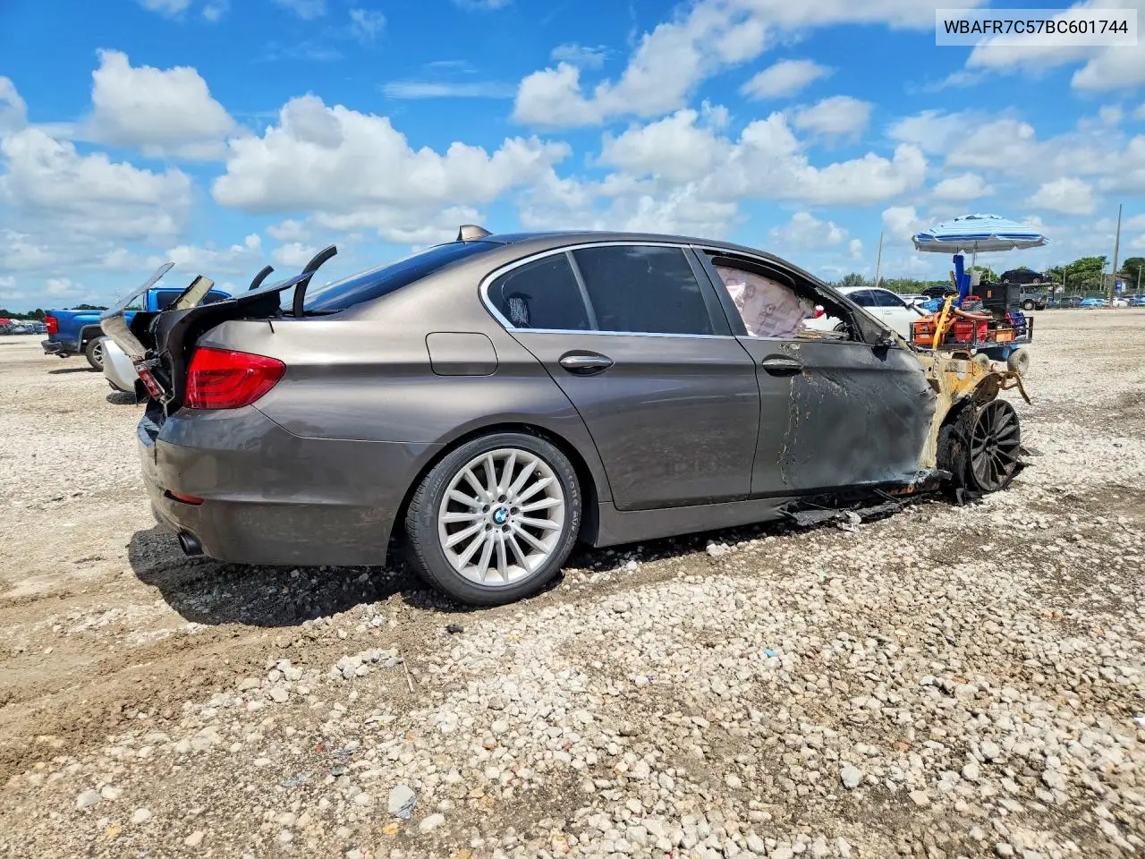 2011 BMW 535 I VIN: WBAFR7C57BC601744 Lot: 59807536