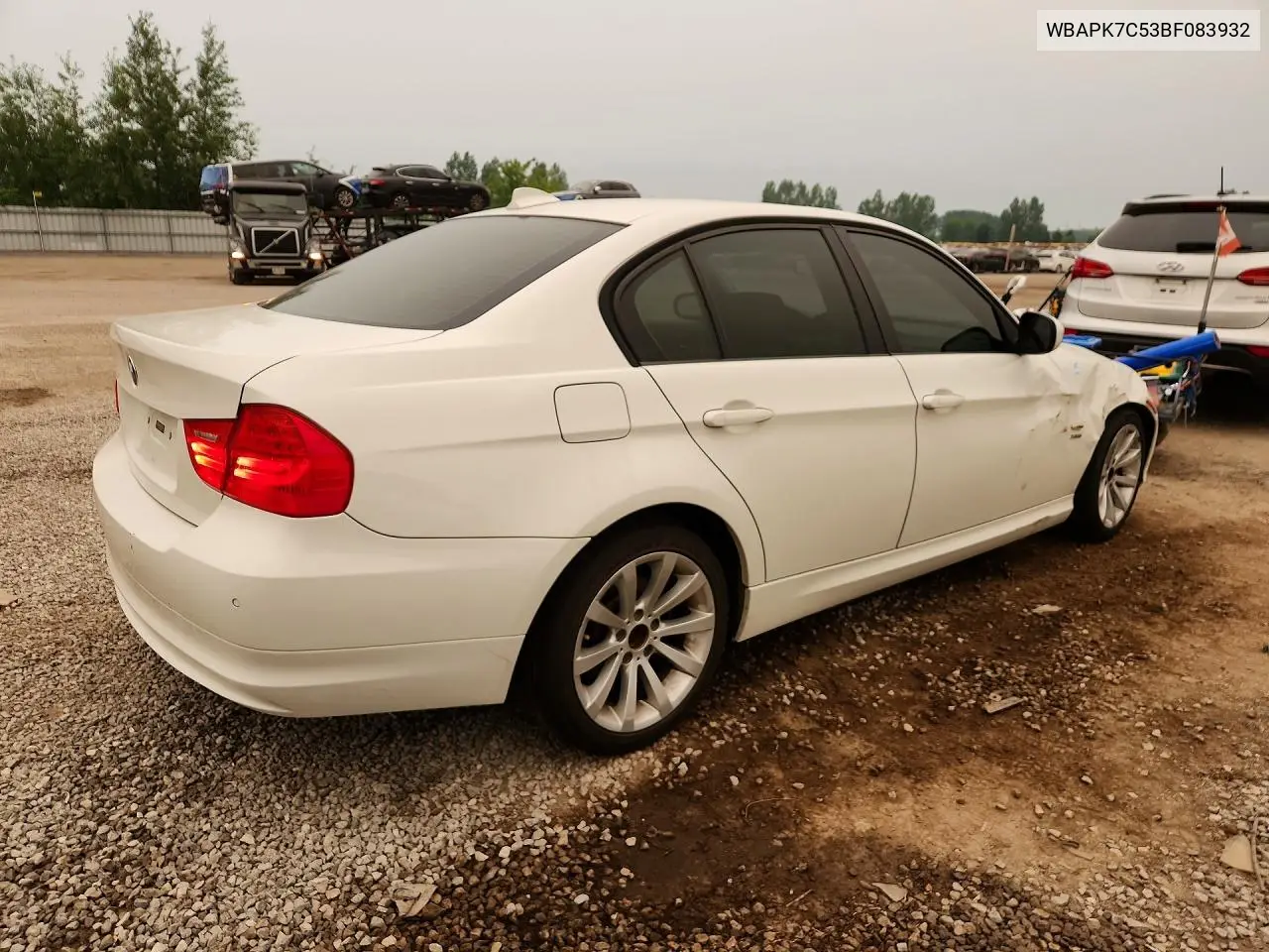2011 BMW 328 I VIN: WBAPK7C53BF083932 Lot: 60304036