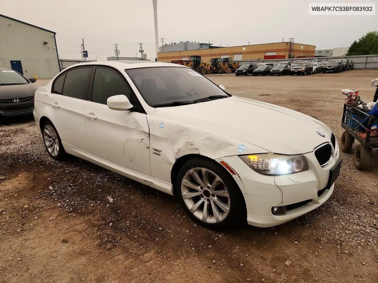 2011 BMW 328 I VIN: WBAPK7C53BF083932 Lot: 60304036
