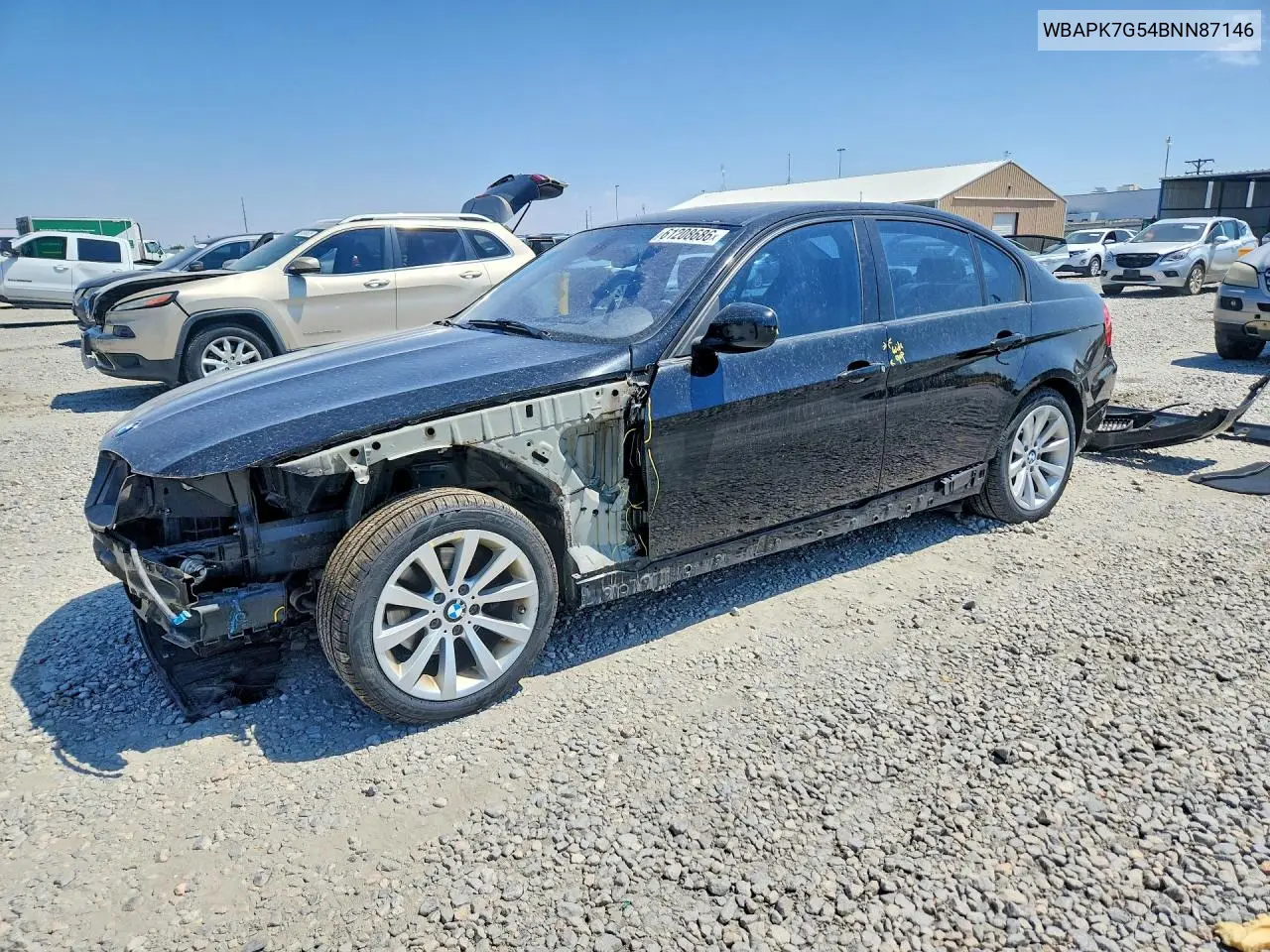 2011 BMW 328 Xi VIN: WBAPK7G54BNN87146 Lot: 61208686