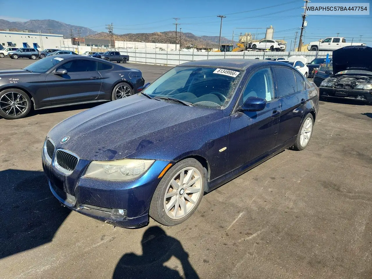 2011 BMW 328 I Sulev VIN: WBAPH5C57BA447754 Lot: 61349966