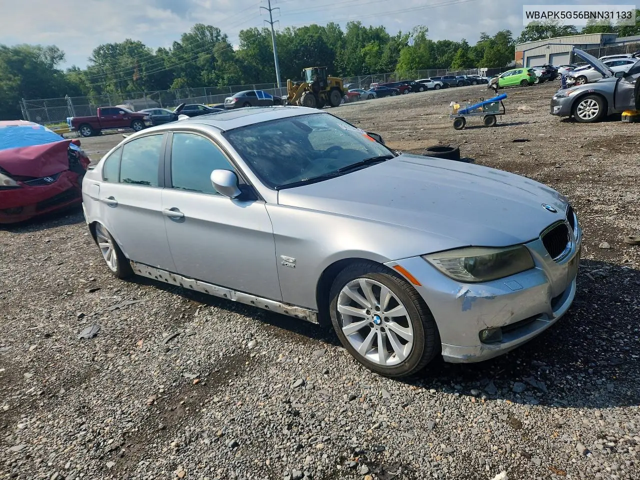 2011 BMW 328 Xi Sulev VIN: WBAPK5G56BNN31133 Lot: 61764646