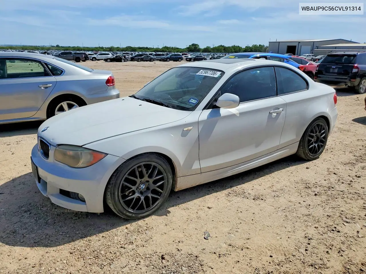 2012 BMW 128 I VIN: WBAUP9C56CVL91314 Lot: 52967706