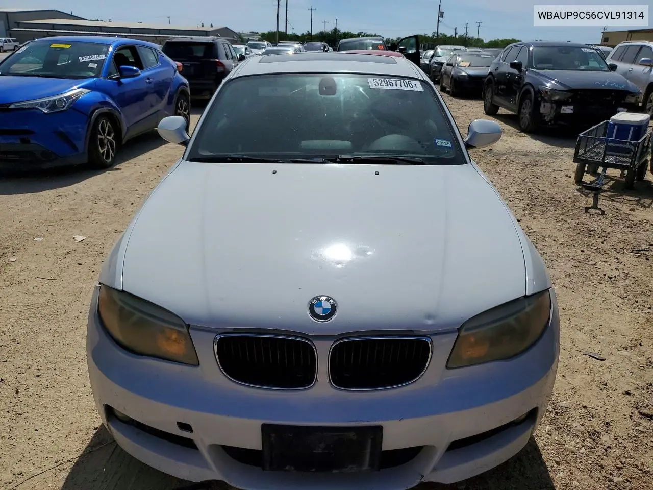 2012 BMW 128 I VIN: WBAUP9C56CVL91314 Lot: 52967706