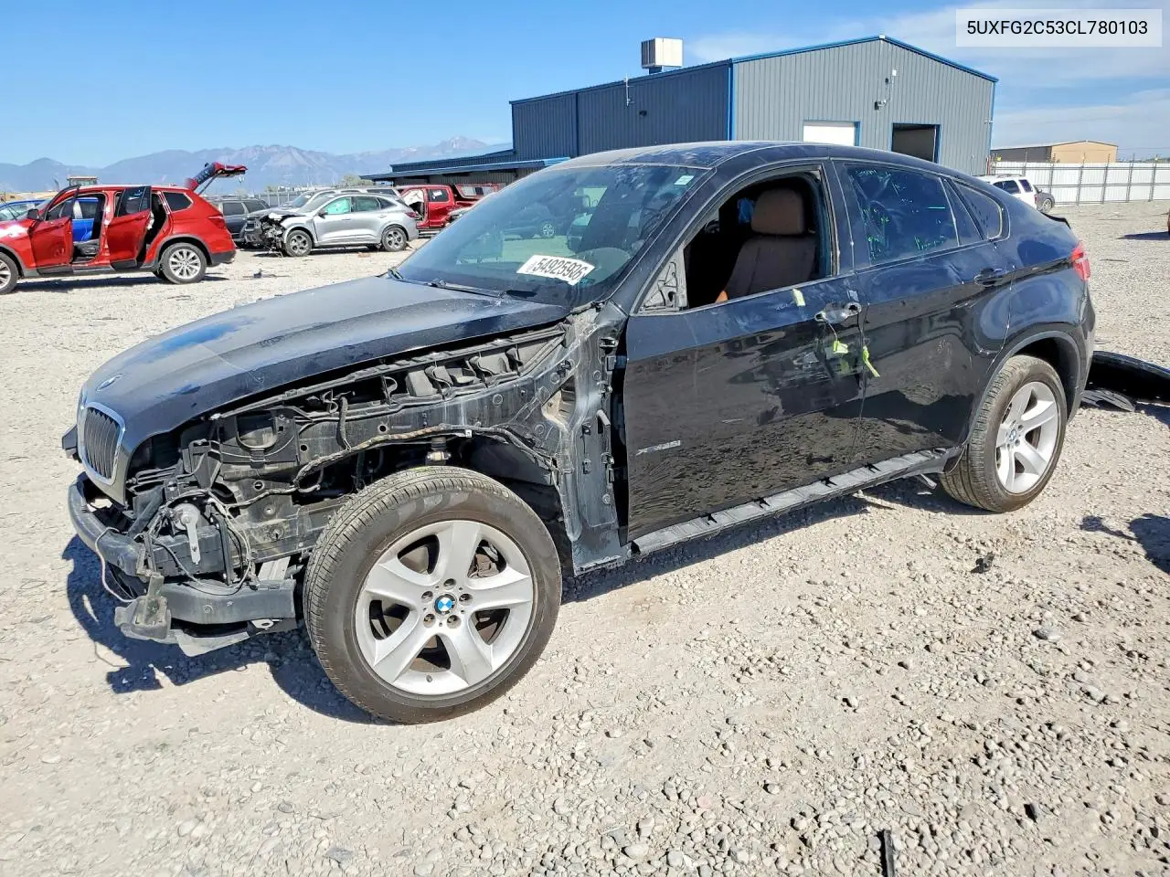 2012 BMW X6 xDrive35I VIN: 5UXFG2C53CL780103 Lot: 54925906