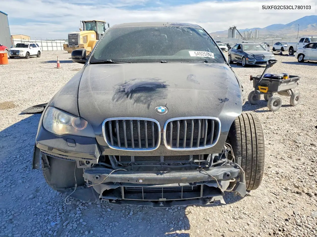 2012 BMW X6 xDrive35I VIN: 5UXFG2C53CL780103 Lot: 54925906