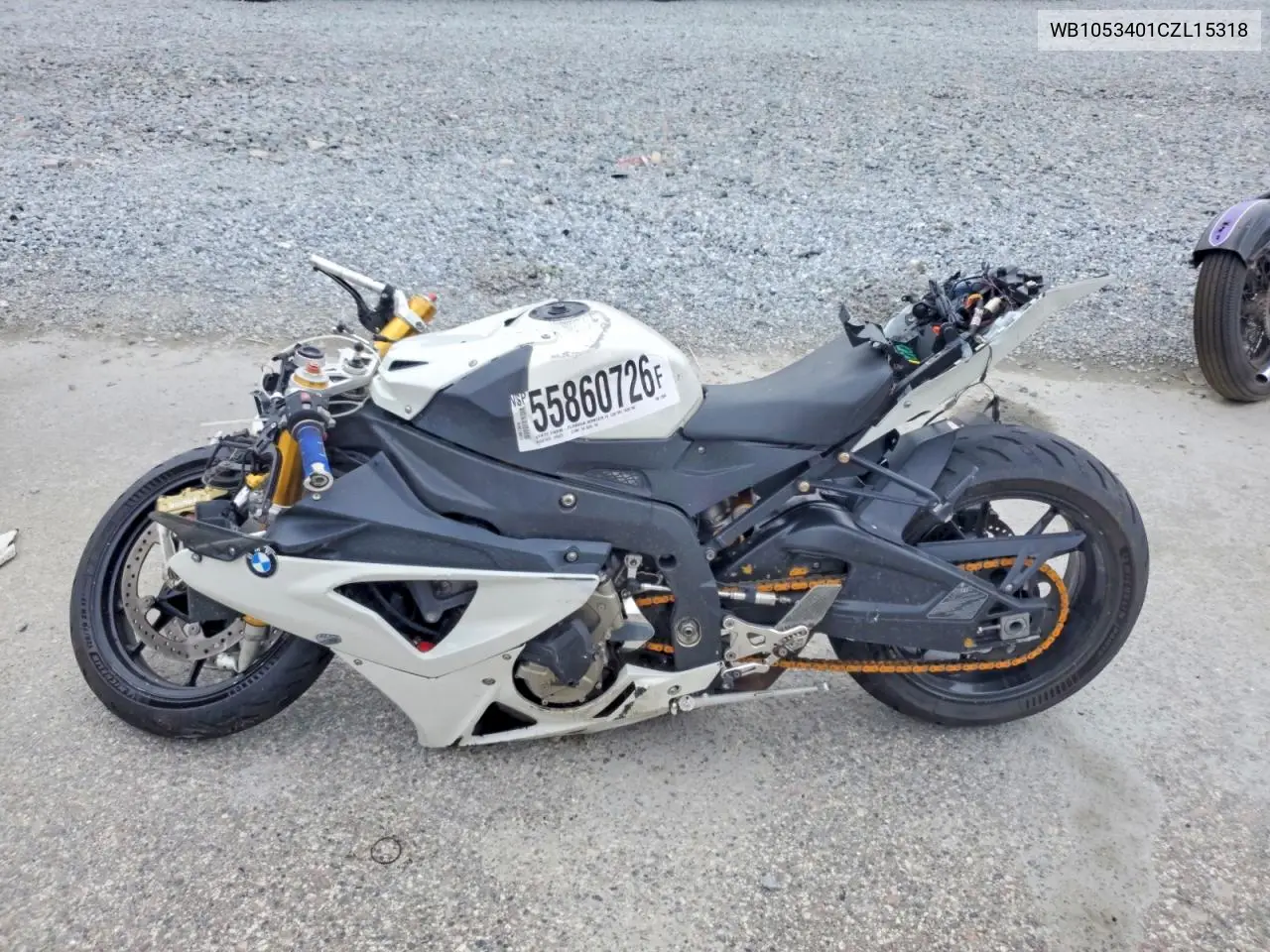 2012 BMW S 1000 Rr VIN: WB1053401CZL15318 Lot: 55860726
