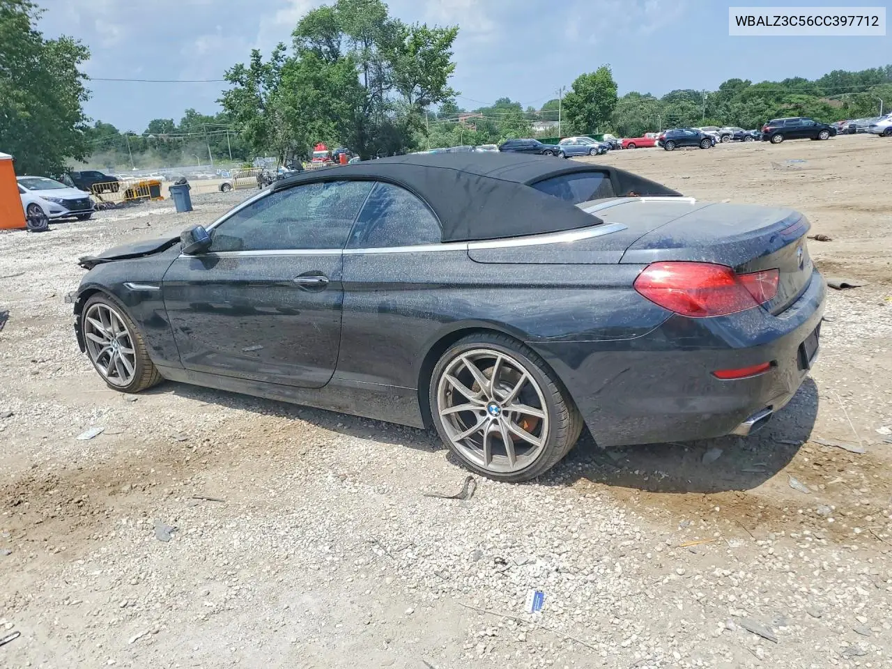 2012 BMW 650 I VIN: WBALZ3C56CC397712 Lot: 58280796