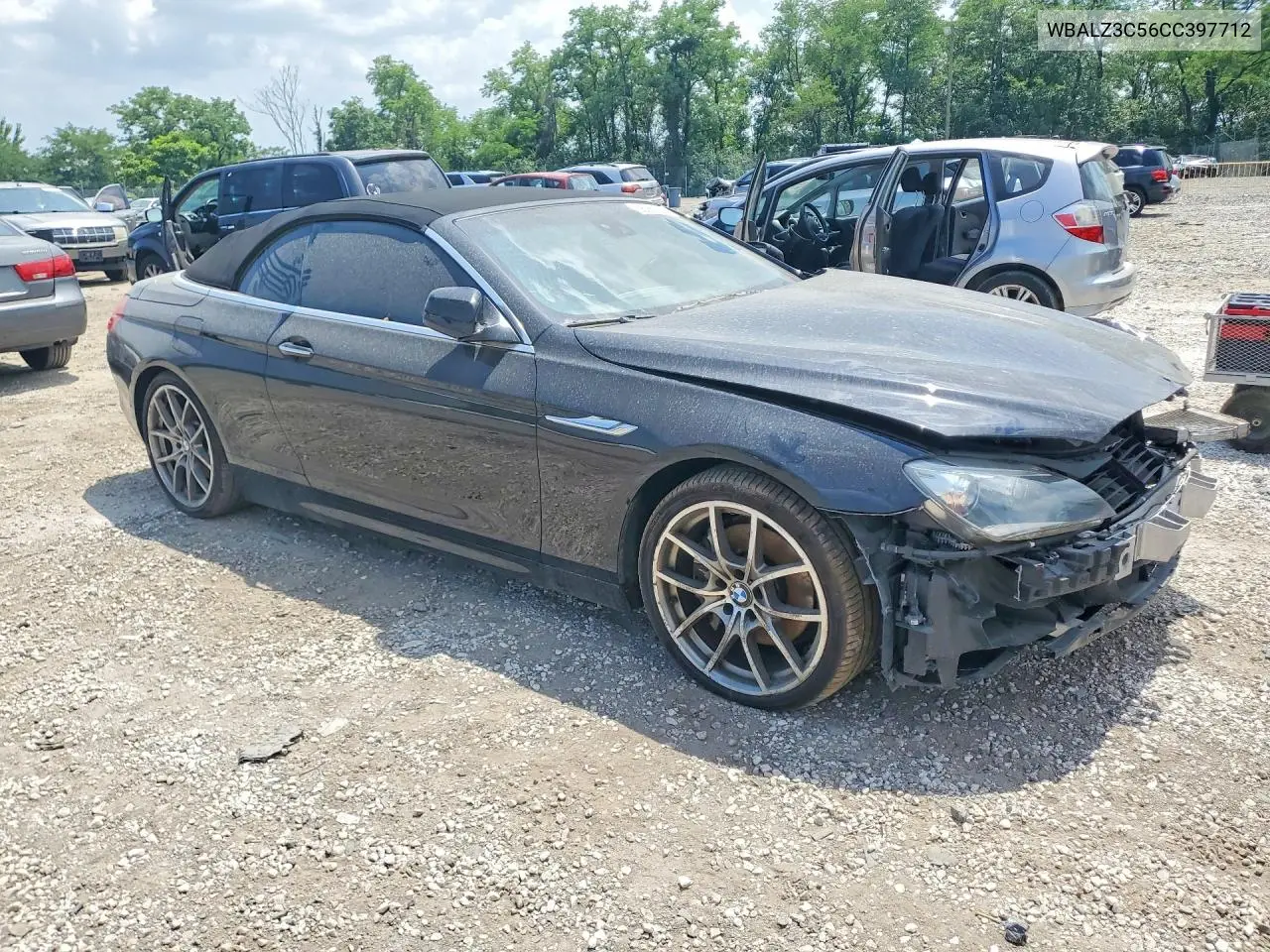 2012 BMW 650 I VIN: WBALZ3C56CC397712 Lot: 58280796