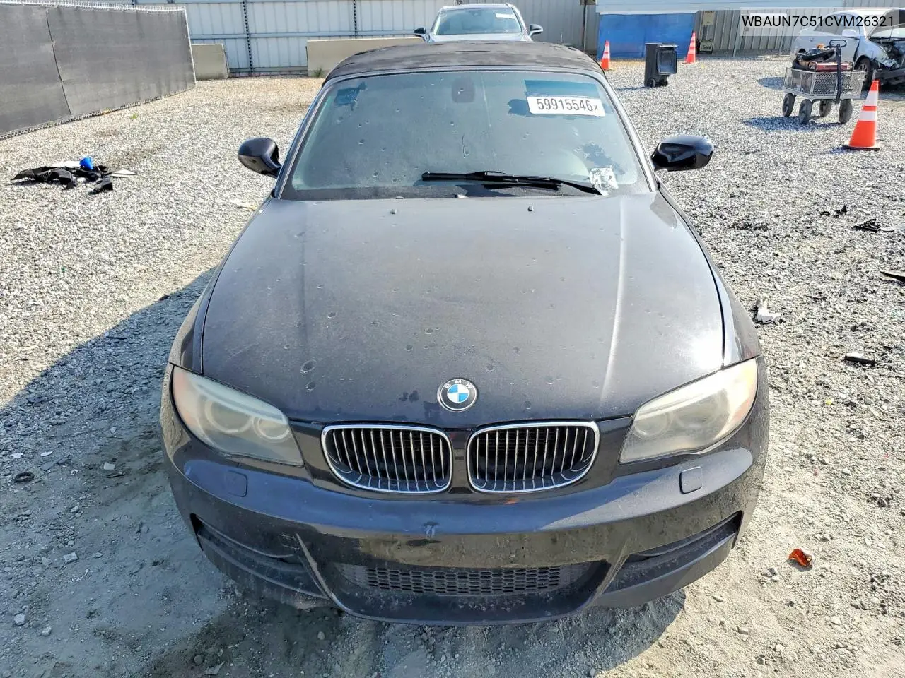 2012 BMW 135 I VIN: WBAUN7C51CVM26321 Lot: 59915546