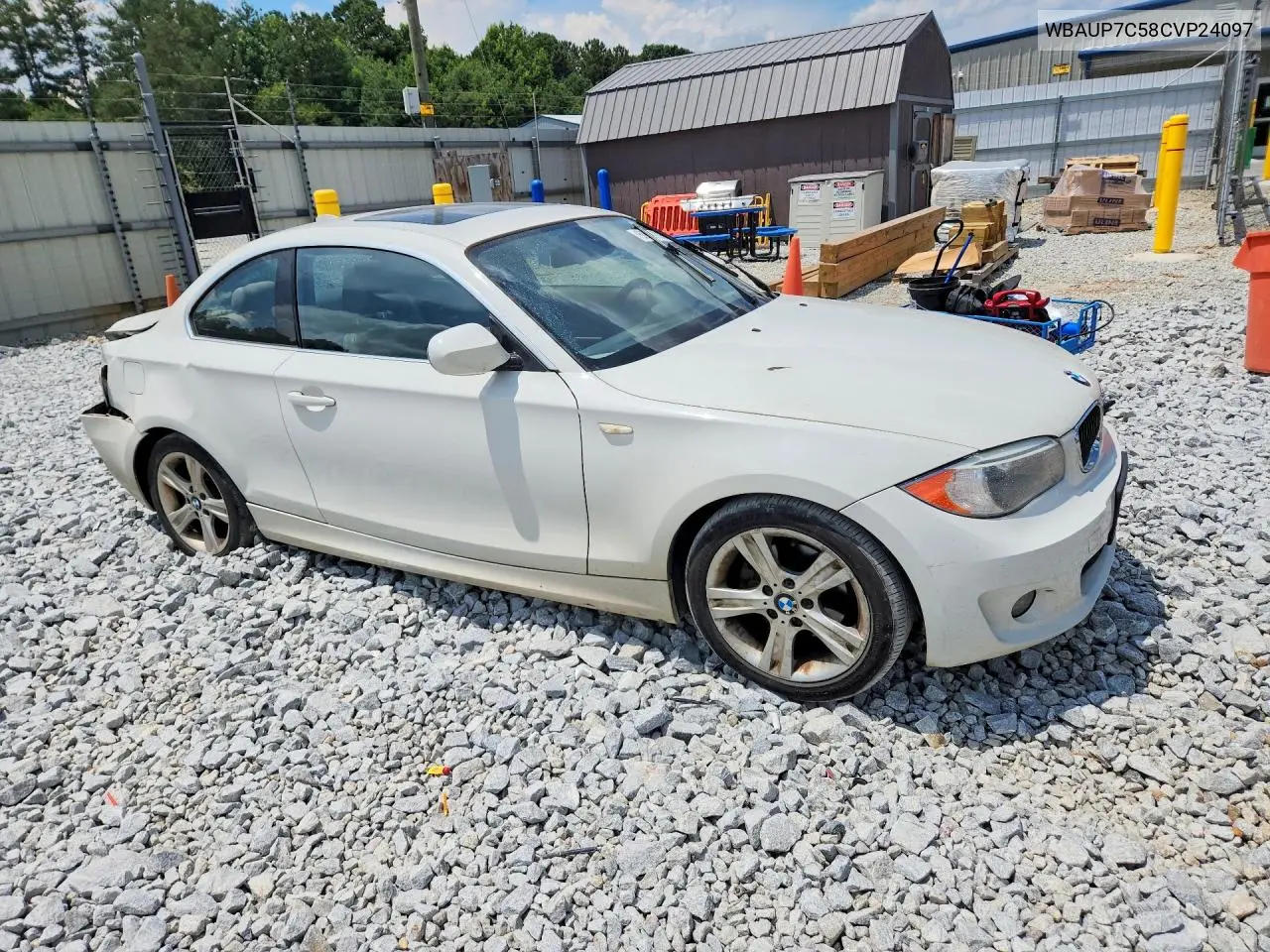 2012 BMW 128 I VIN: WBAUP7C58CVP24097 Lot: 60389736