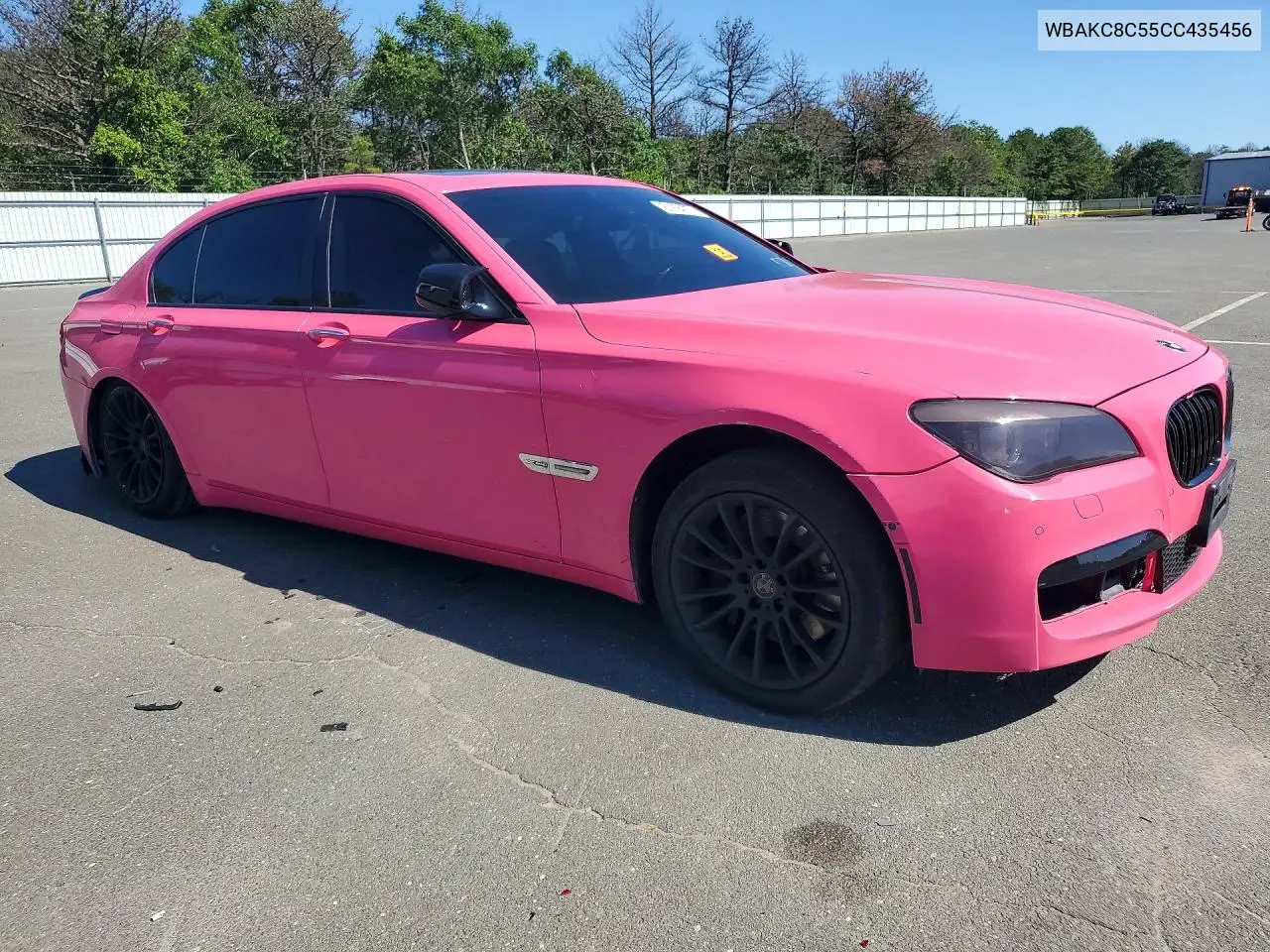 2012 BMW 750 Lxi VIN: WBAKC8C55CC435456 Lot: 61294976