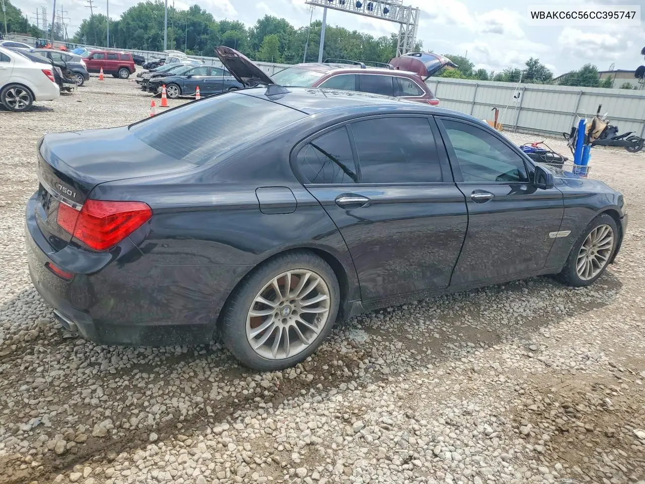 2012 BMW 750 Xi VIN: WBAKC6C56CC395747 Lot: 62152936