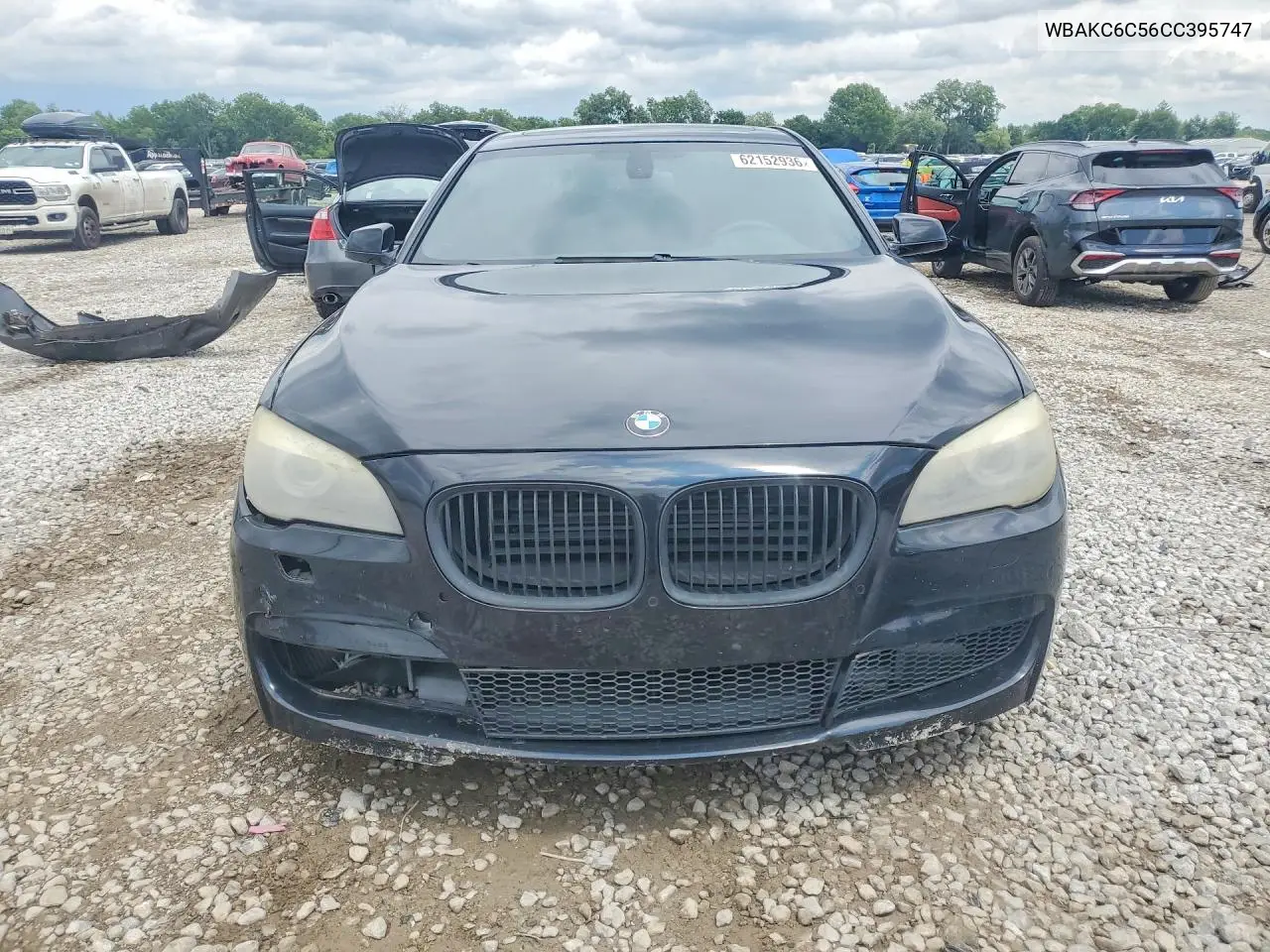 2012 BMW 750 Xi VIN: WBAKC6C56CC395747 Lot: 62152936