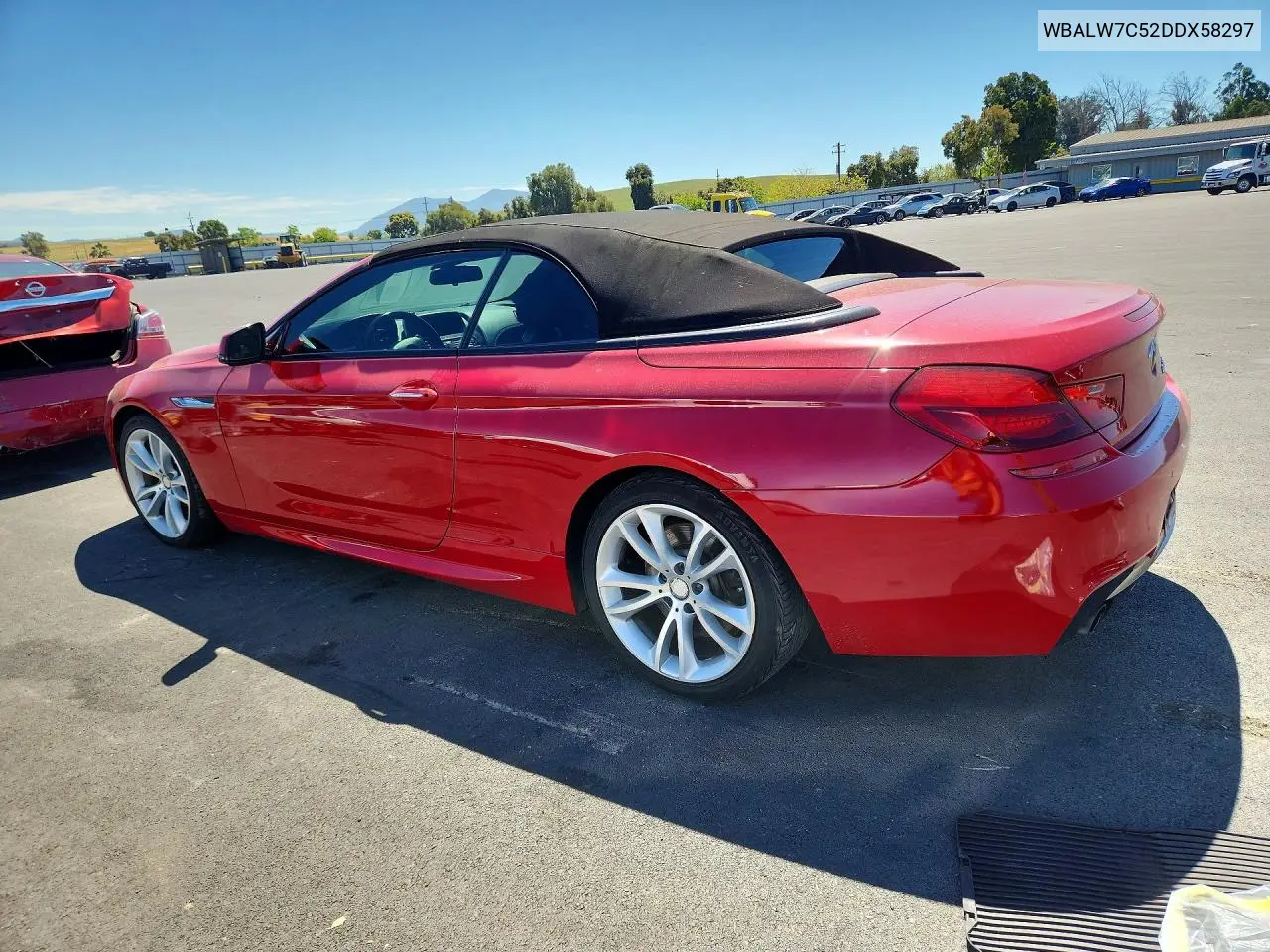 2013 BMW 640 I VIN: WBALW7C52DDX58297 Lot: 49248946