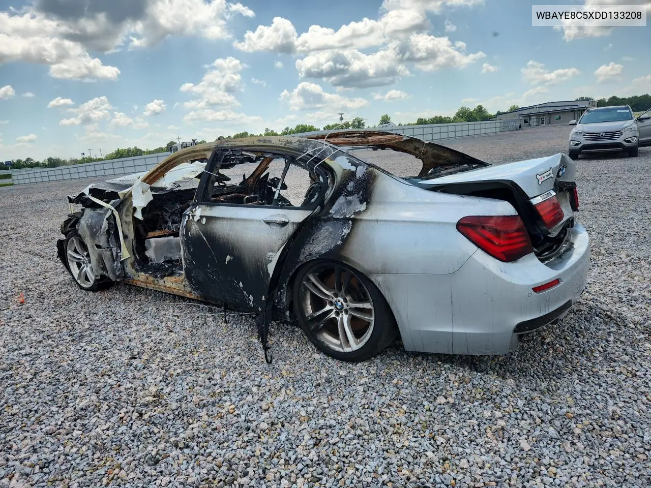 2013 BMW 750 Li VIN: WBAYE8C5XDD133208 Lot: 50004536