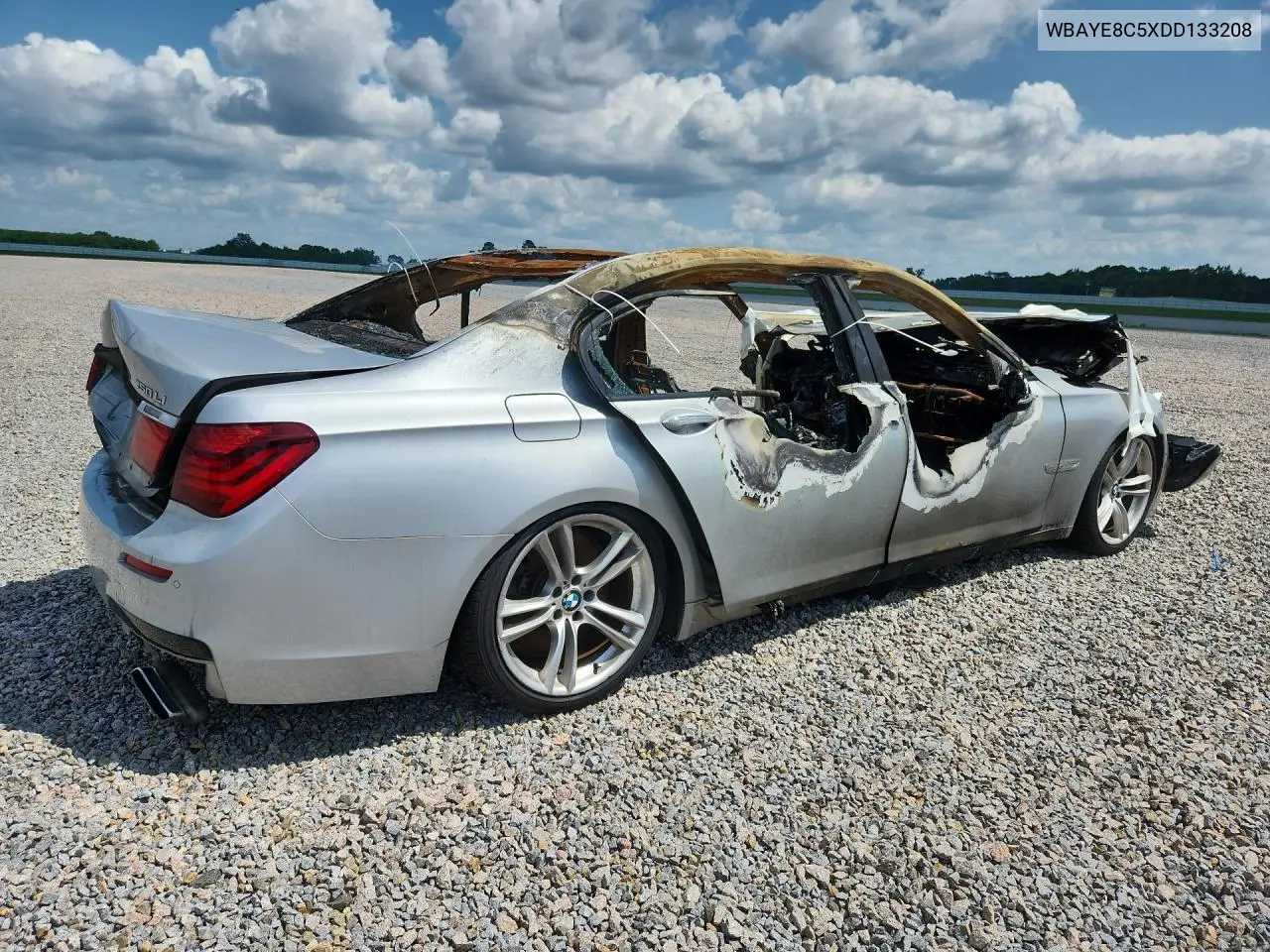 2013 BMW 750 Li VIN: WBAYE8C5XDD133208 Lot: 50004536