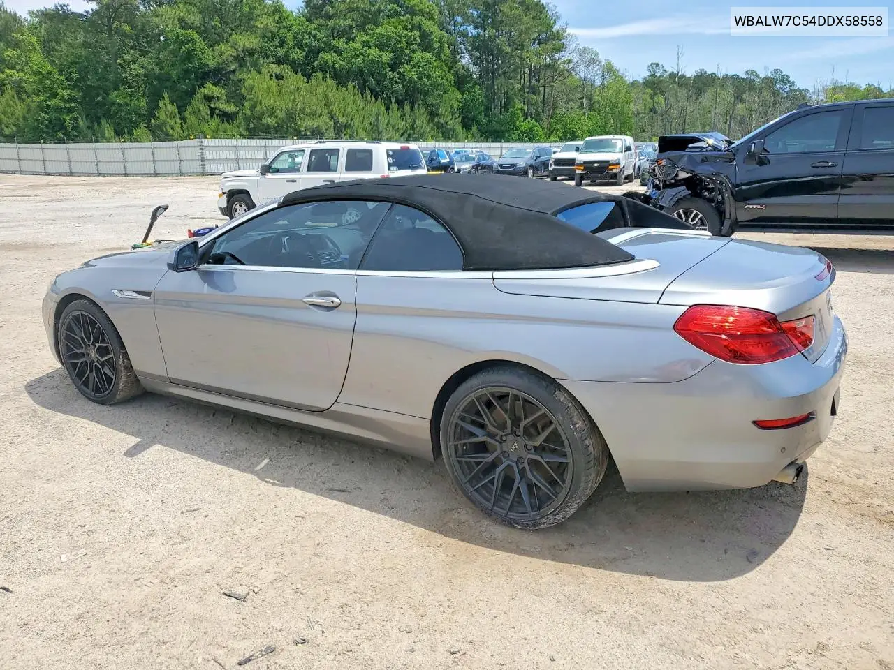 2013 BMW 640 I VIN: WBALW7C54DDX58558 Lot: 53100296