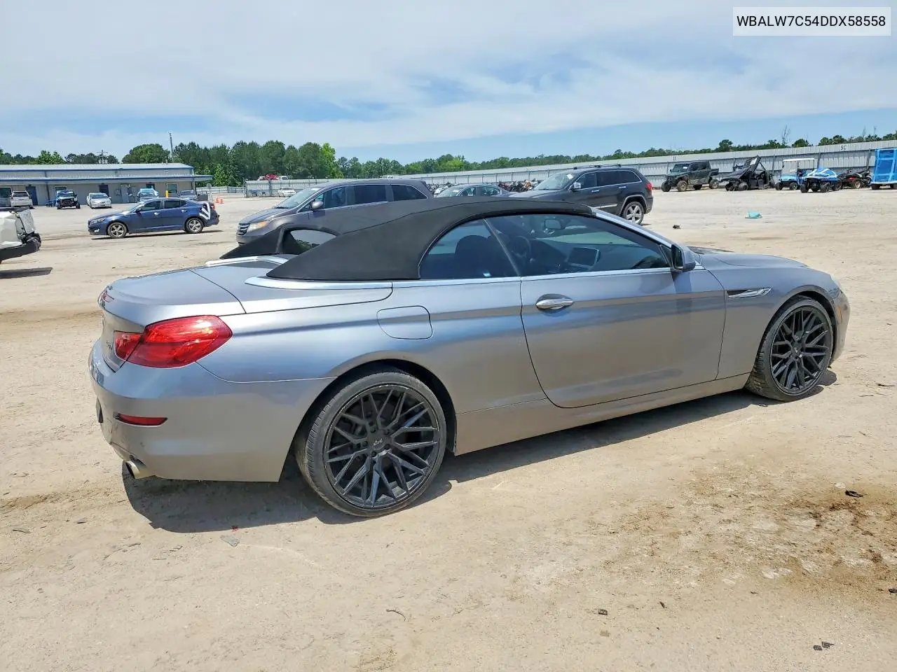 2013 BMW 640 I VIN: WBALW7C54DDX58558 Lot: 53100296
