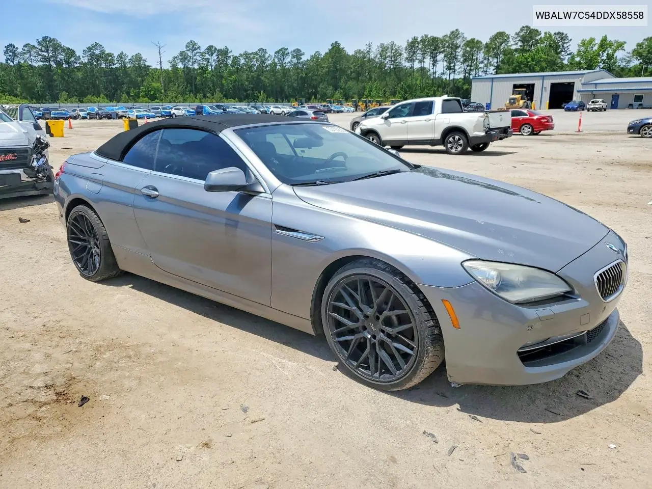 2013 BMW 640 I VIN: WBALW7C54DDX58558 Lot: 53100296