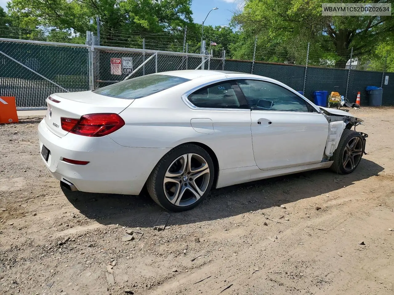 2013 BMW 650 Xi VIN: WBAYM1C52DDZ02634 Lot: 53192126