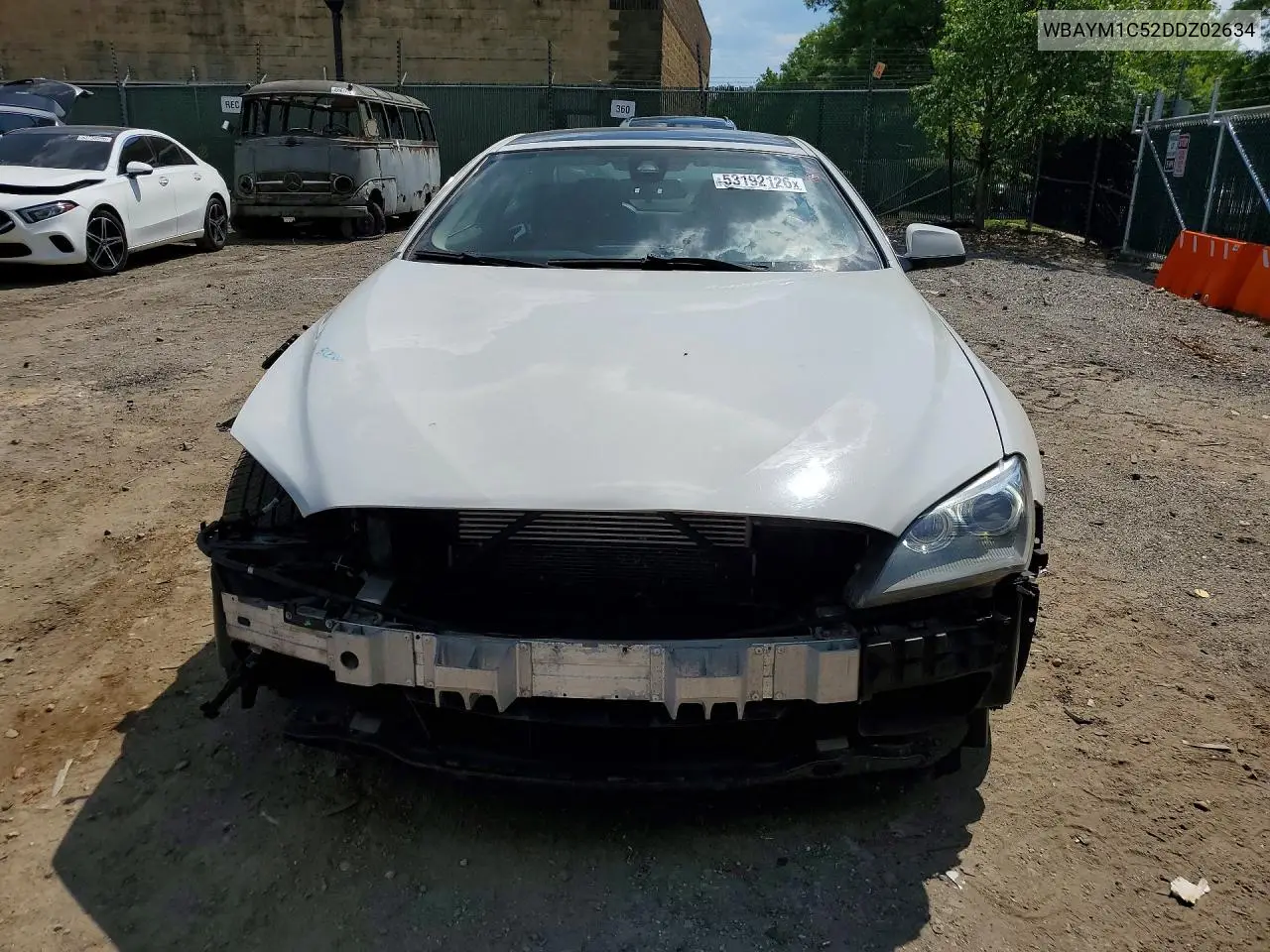 2013 BMW 650 Xi VIN: WBAYM1C52DDZ02634 Lot: 53192126