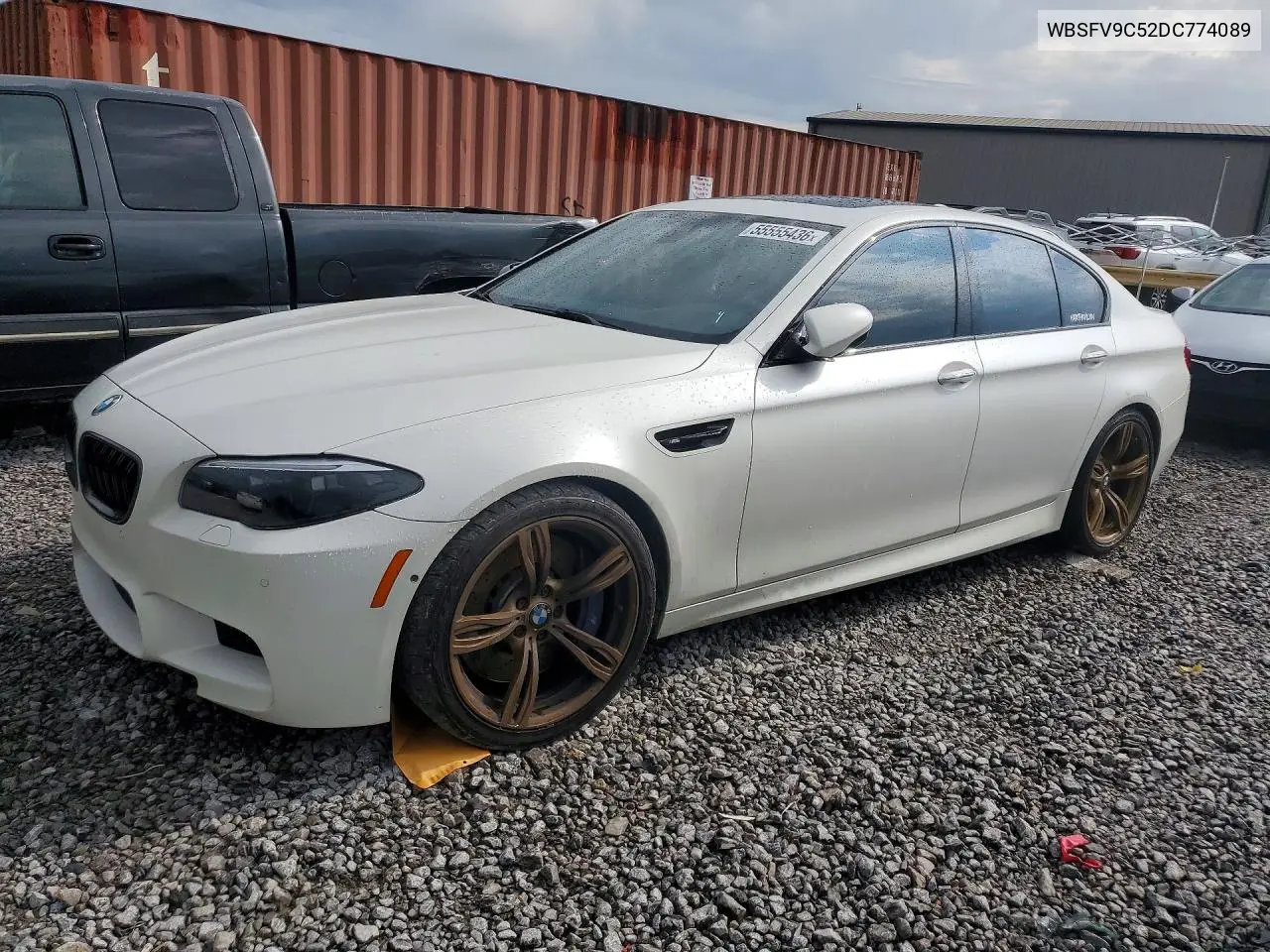2013 BMW M5 VIN: WBSFV9C52DC774089 Lot: 55555436