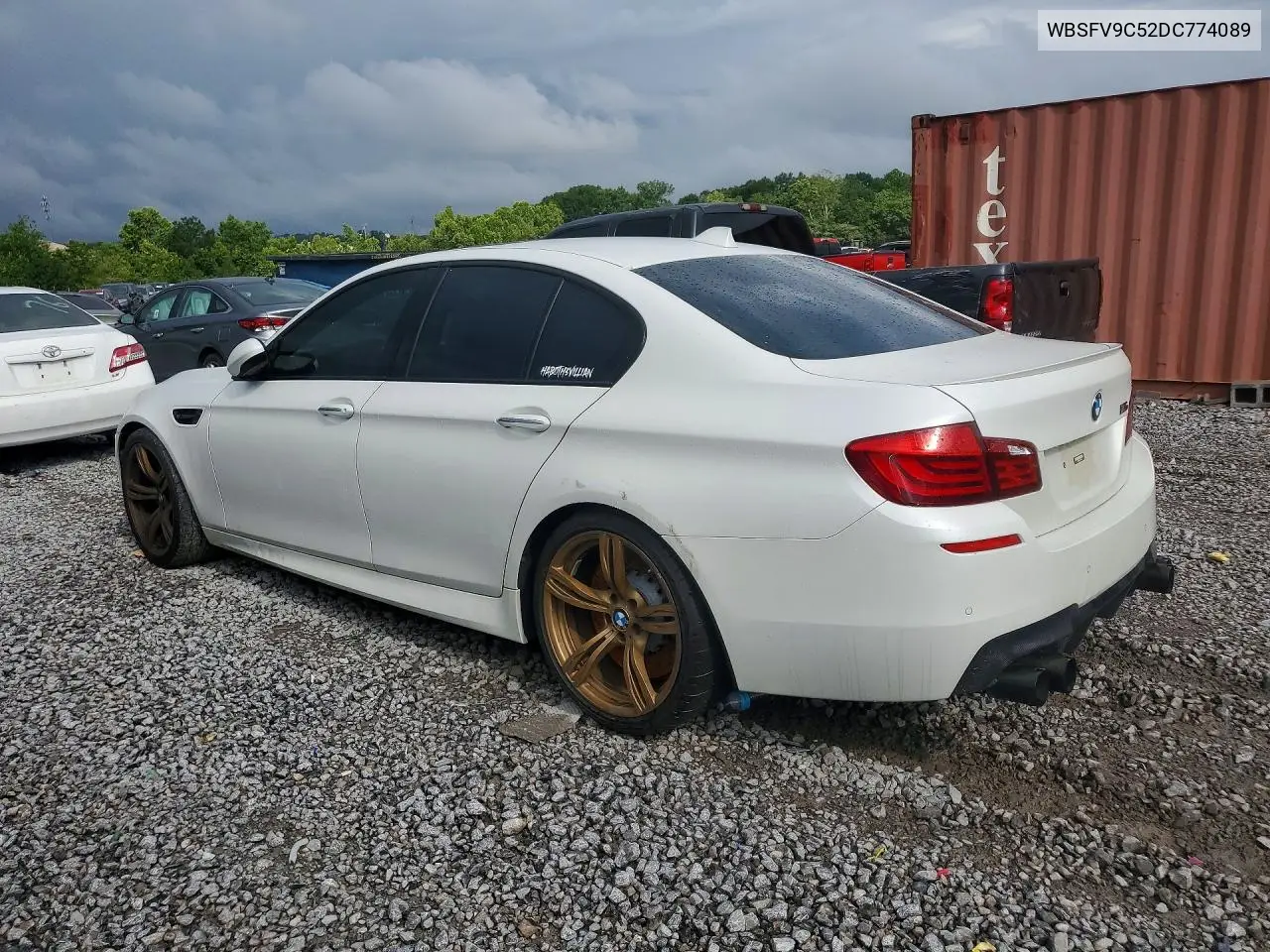 2013 BMW M5 VIN: WBSFV9C52DC774089 Lot: 55555436