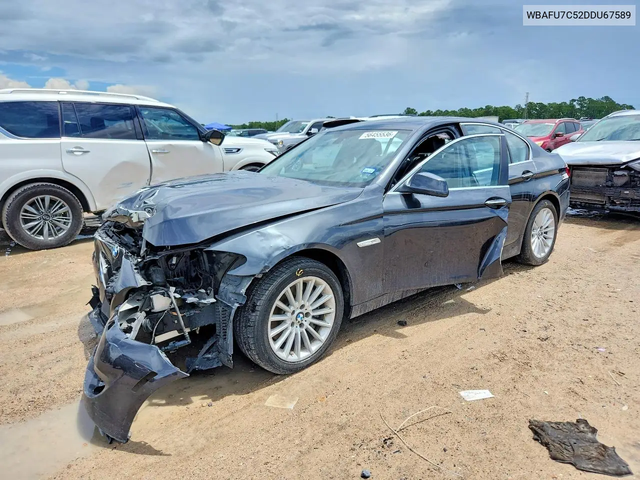 2013 BMW 535 Xi VIN: WBAFU7C52DDU67589 Lot: 56455536