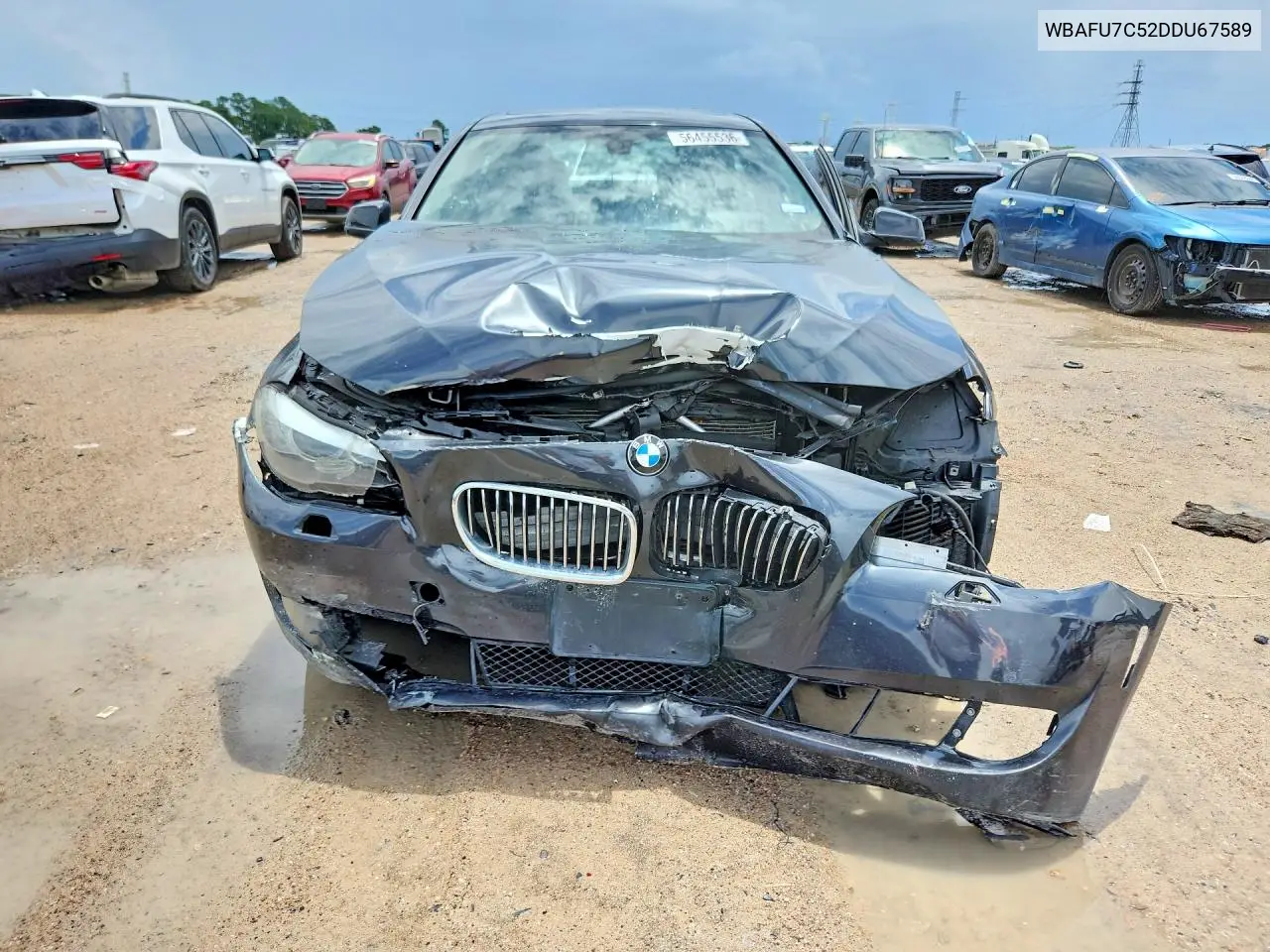 2013 BMW 535 Xi VIN: WBAFU7C52DDU67589 Lot: 56455536