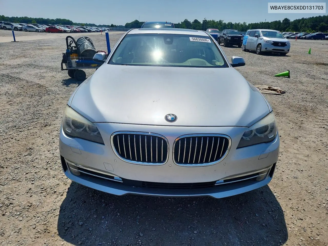 2013 BMW 750 Li VIN: WBAYE8C5XDD131703 Lot: 56836606