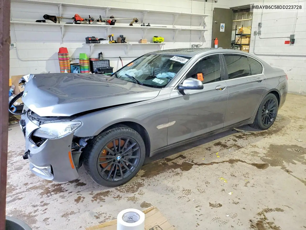 2013 BMW 750 Xi VIN: WBAYB6C58DD223728 Lot: 57190466