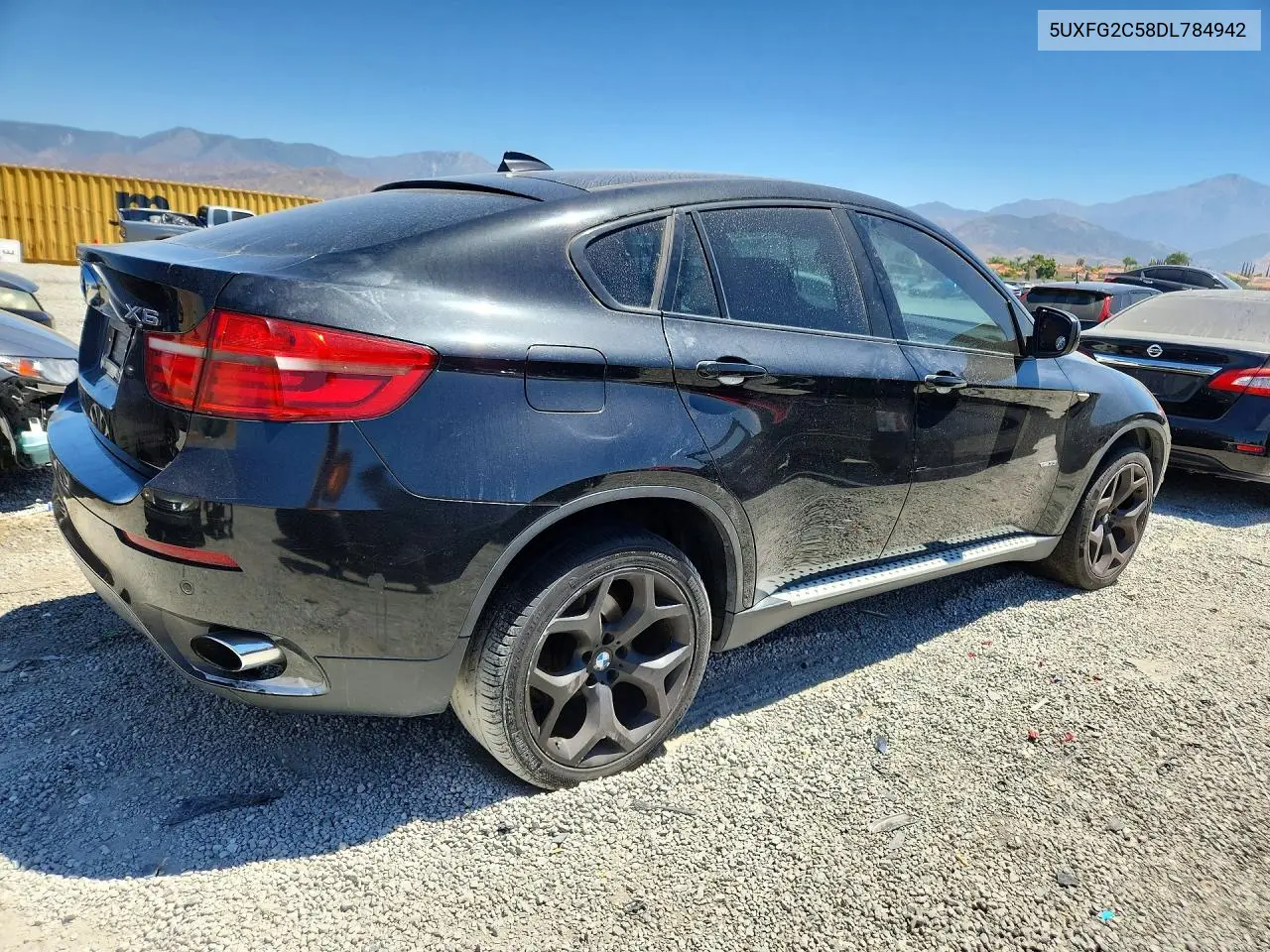 2013 BMW X6 xDrive35I VIN: 5UXFG2C58DL784942 Lot: 58036296