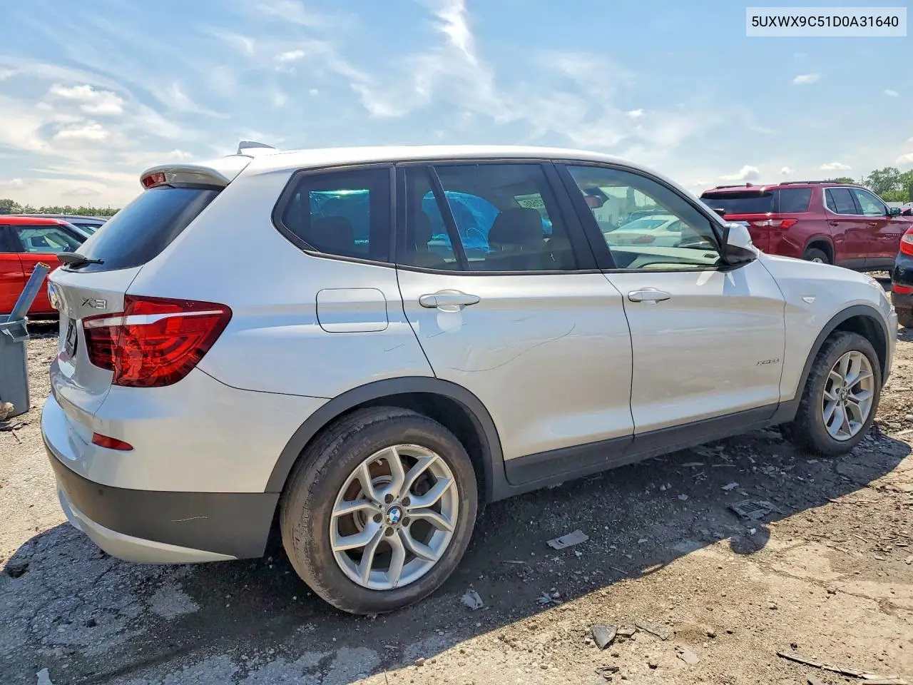 2013 BMW X3 xDrive28I VIN: 5UXWX9C51D0A31640 Lot: 58212586