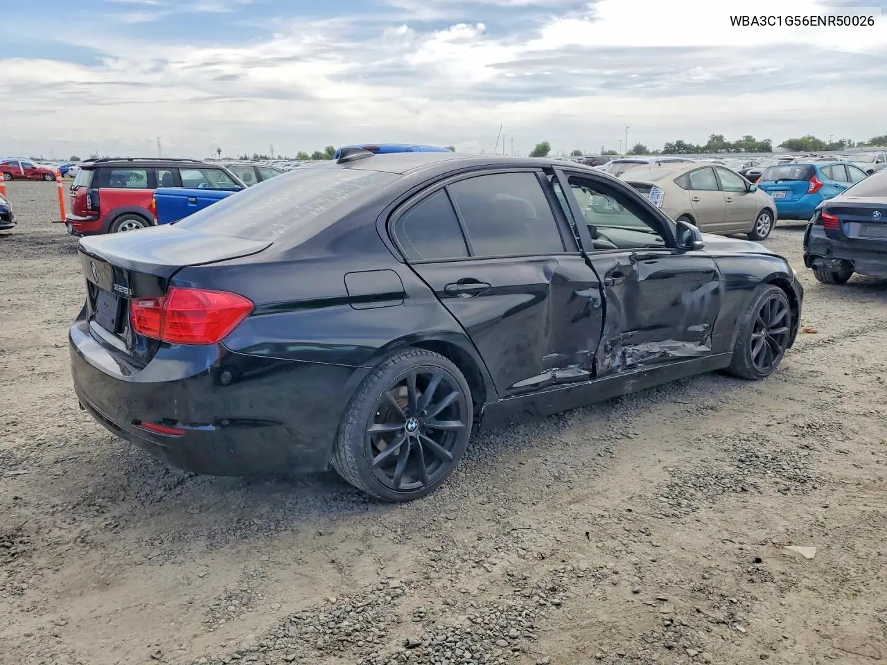 2014 BMW 328 I Sulev VIN: WBA3C1G56ENR50026 Lot: 51120316