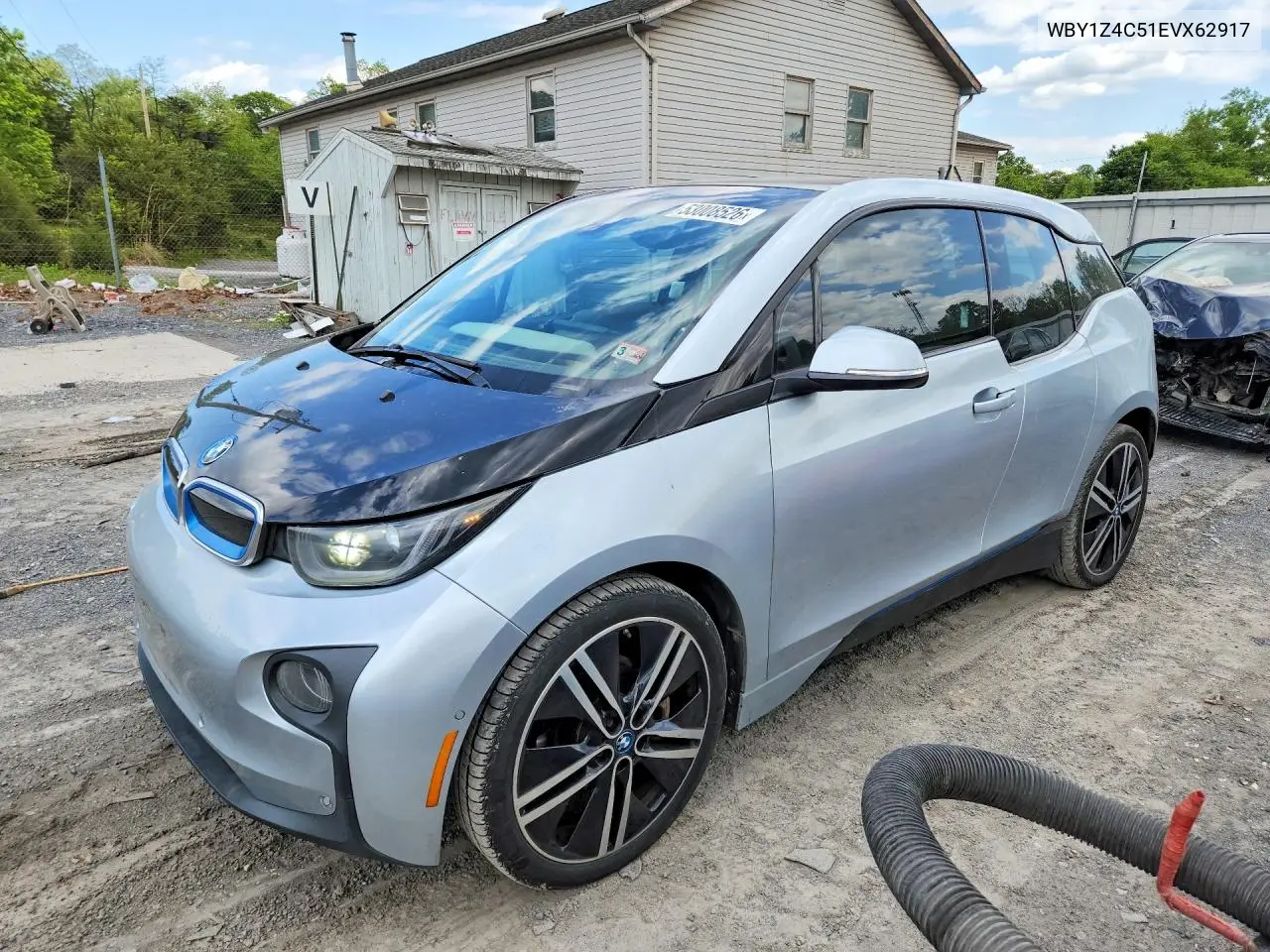 2014 BMW I3 Rex VIN: WBY1Z4C51EVX62917 Lot: 53008526