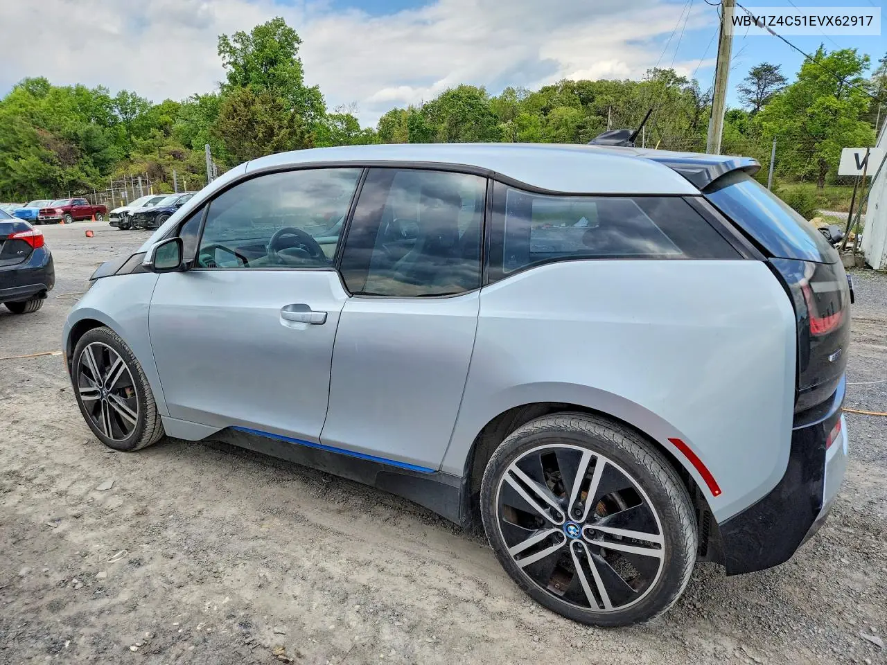 2014 BMW I3 Rex VIN: WBY1Z4C51EVX62917 Lot: 53008526