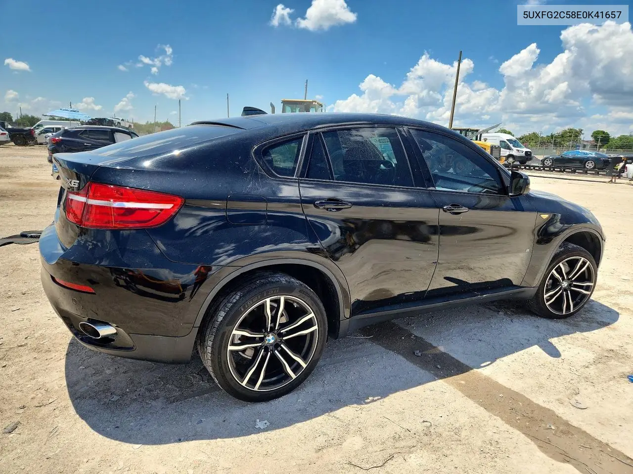 2014 BMW X6 xDrive35I VIN: 5UXFG2C58E0K41657 Lot: 53322266