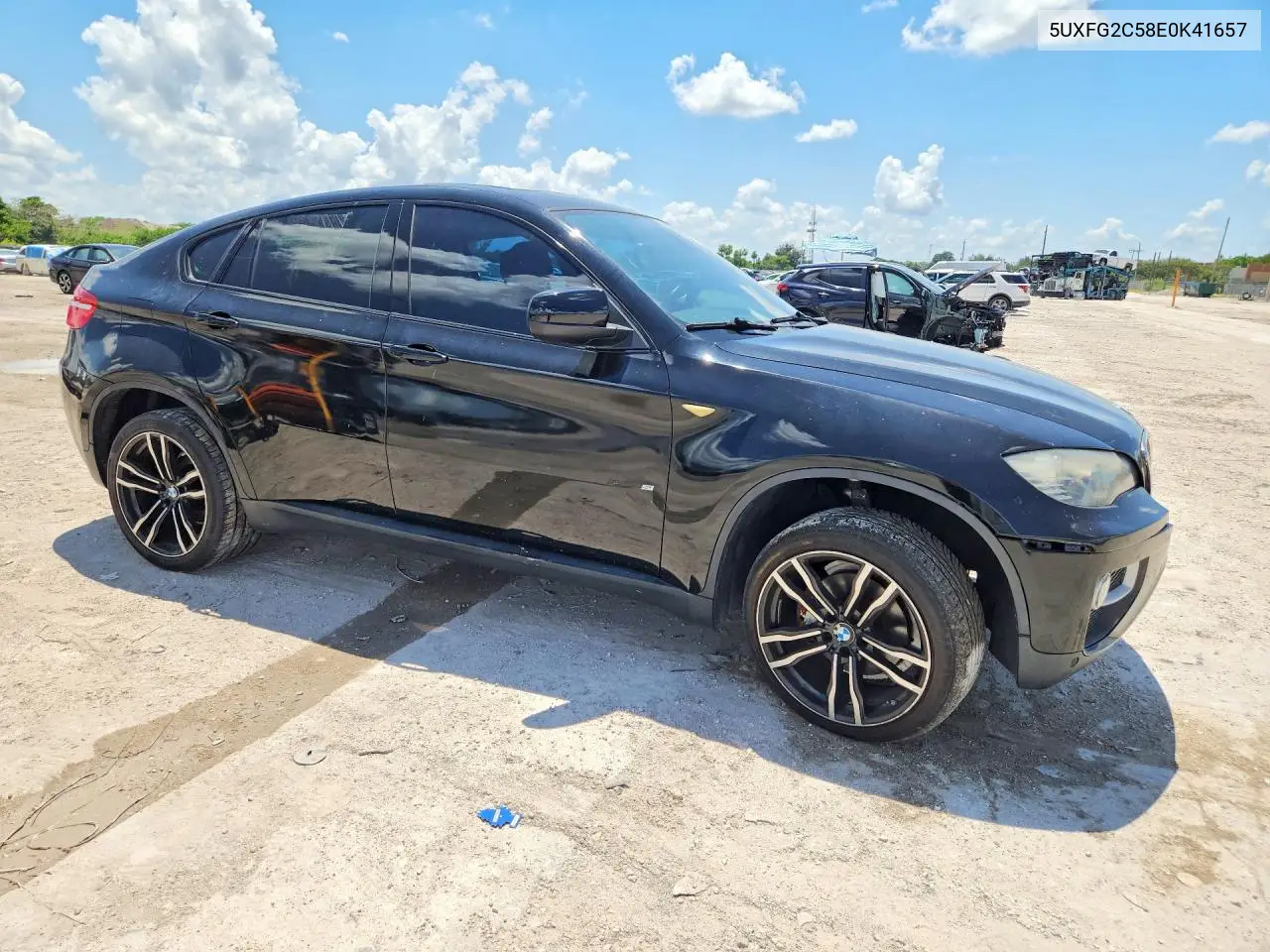 2014 BMW X6 xDrive35I VIN: 5UXFG2C58E0K41657 Lot: 53322266