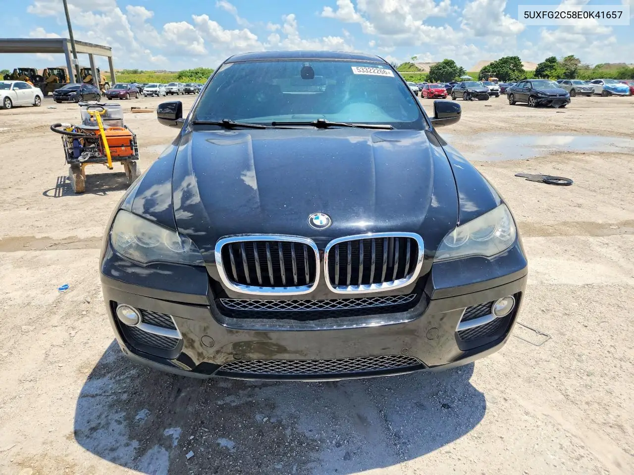 2014 BMW X6 xDrive35I VIN: 5UXFG2C58E0K41657 Lot: 53322266