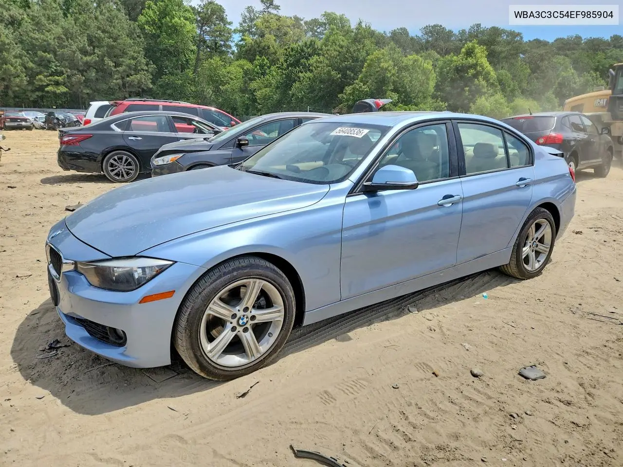 2014 BMW 320 I xDrive VIN: WBA3C3C54EF985904 Lot: 56408536
