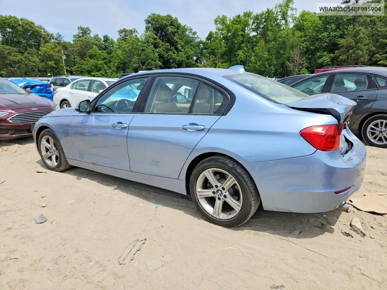 2014 BMW 320 I xDrive VIN: WBA3C3C54EF985904 Lot: 56408536