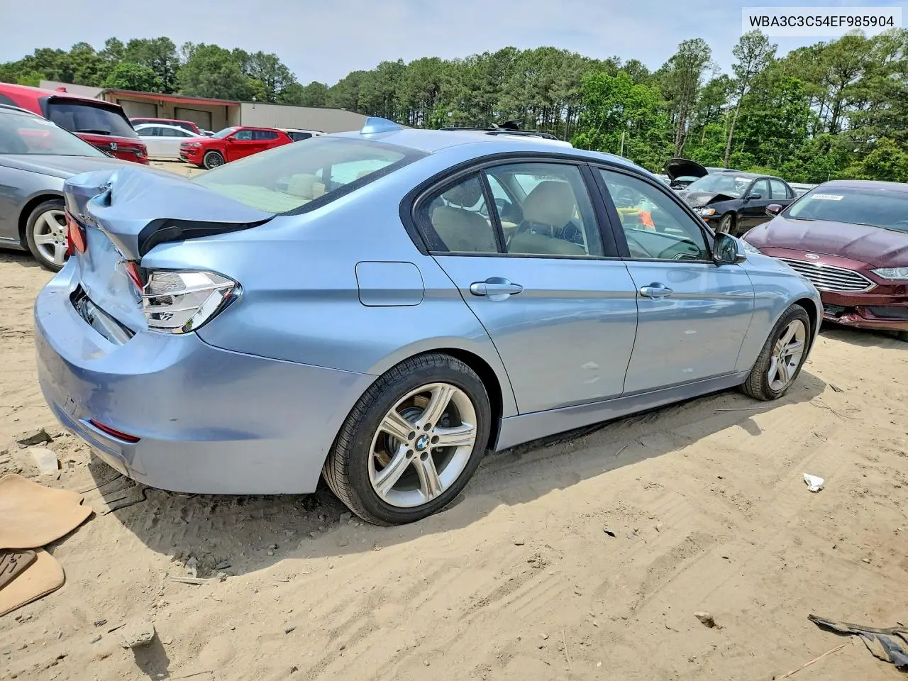 2014 BMW 320 I xDrive VIN: WBA3C3C54EF985904 Lot: 56408536